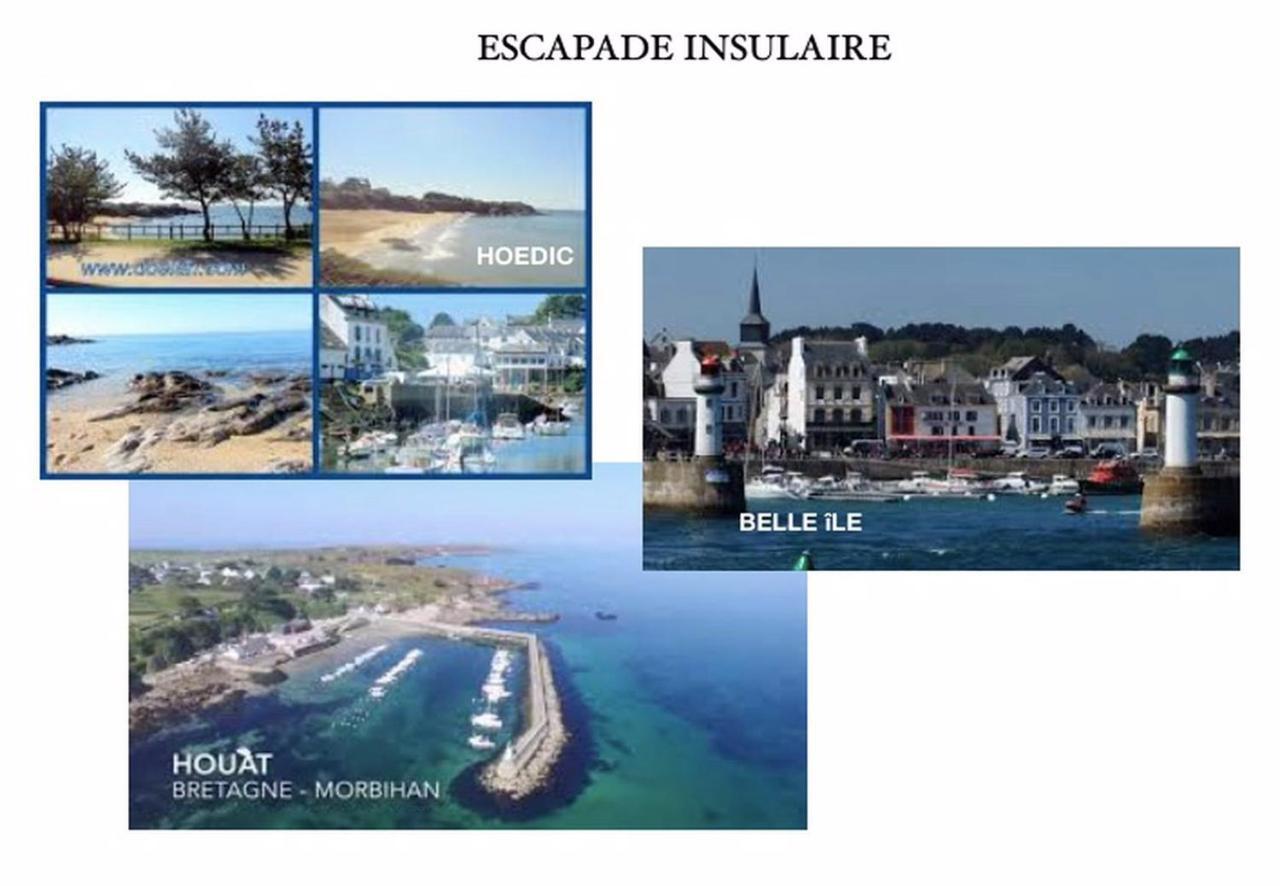 Grand Et Luxueux Appartement Lumineux 4 Pers Vue Mer Wifi Inclus Киберон Экстерьер фото