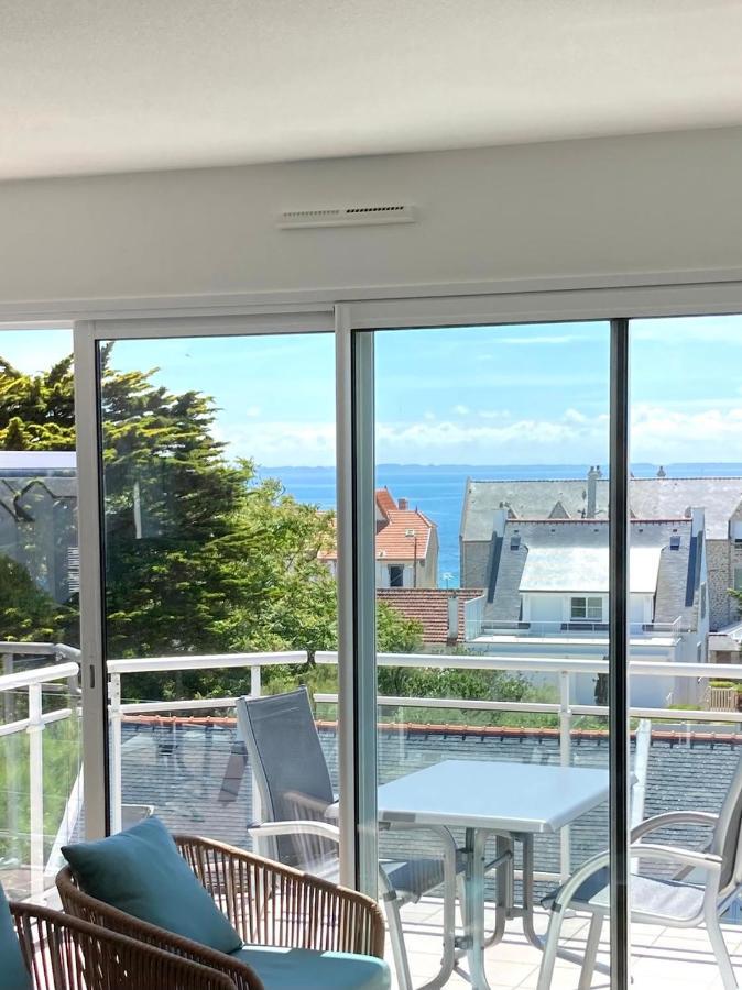 Grand Et Luxueux Appartement Lumineux 4 Pers Vue Mer Wifi Inclus Киберон Экстерьер фото